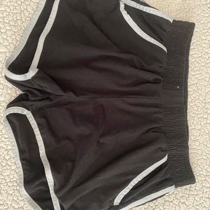 Black Elastic Shorts (L/XL)